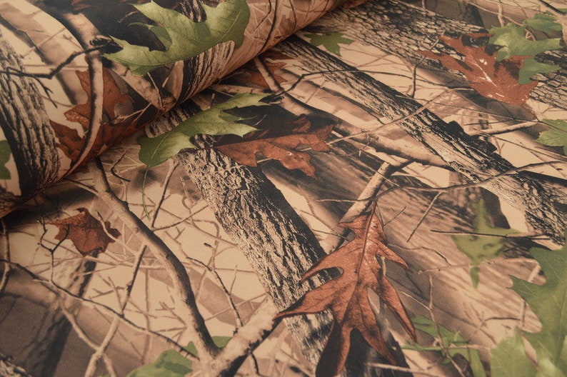 Softshell bedruckt mit Waldmotiv wasserabweisend Softshell Camouflage Meterware Softshell Tarnmuster Jägerstoff image 2