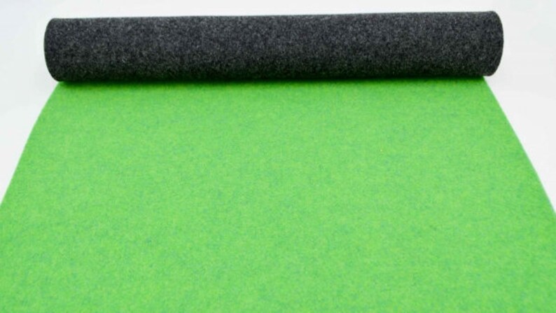 GP 26,55 Euro/qm Tweed Double zweifarbiger Filz dunkelgrau grün meliert 3 mm Wollfilz Filz zweifarbig meliert 3mm Rolls ca. 45 x 100 cm image 2