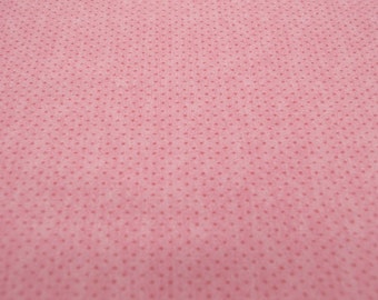 Dekostoff rosa mit kleinen Punkten Baumwollstoff in Rosa Punktestoff Stoff mit Punkte rosa rot Patchworkstoff