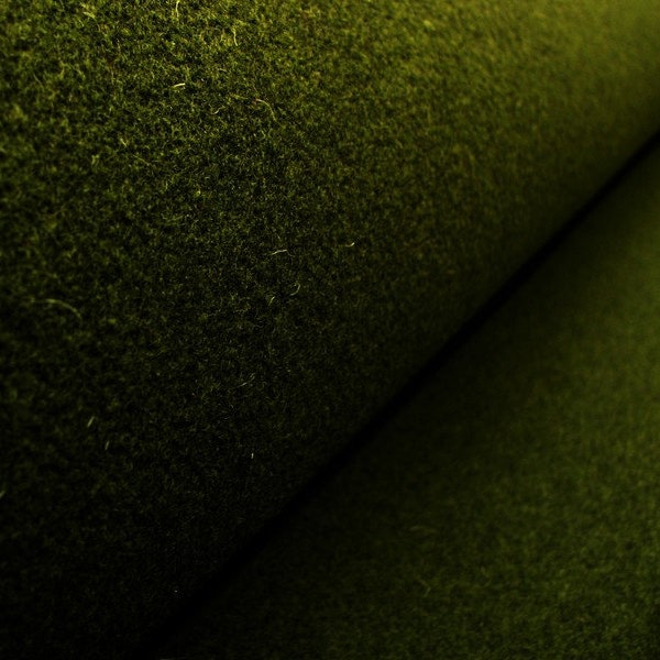 Wollfilz 3mm moosgrün Filz Schurwollfilz grüner Bastelfilz moosgrün dunkelgrüner Wollfilz grün Tweed 937 Rolls ca. 50 x 100 cm
