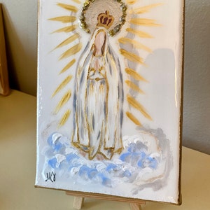 Our Lady of Fatima painting
