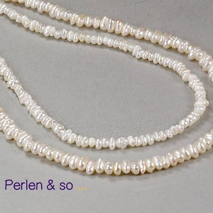 15 baroque freshwater pearls Ø 2-3 or Ø 3-4 mm selectable