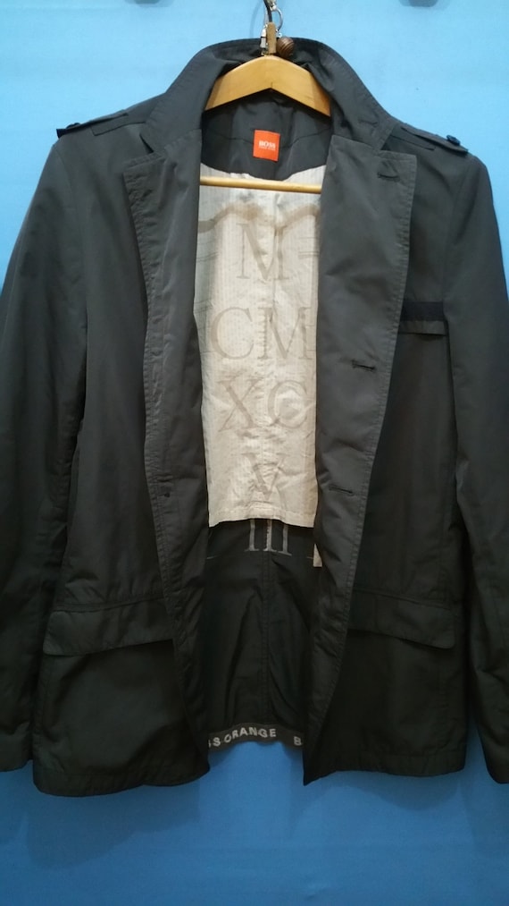 hugo boss mens rain jacket