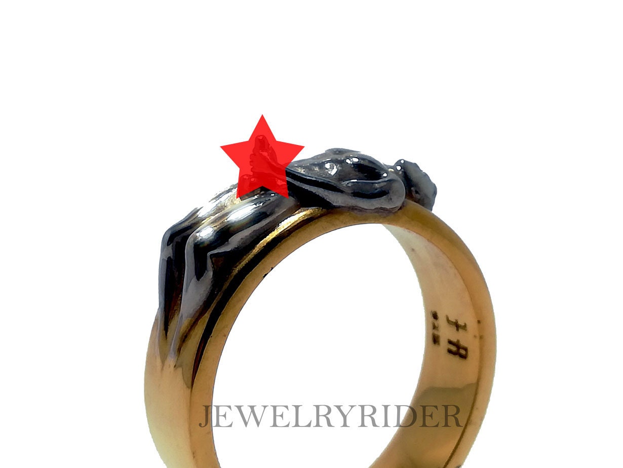 Jerk Mate Statement Ring. Kinky Jewellery Silver 925. - Etsy Finland