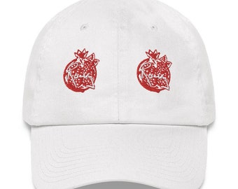 A Rocky pomegranate Dad hat..... with free shipping.