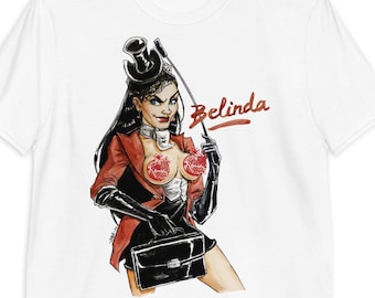 Belinda Blumenthal in riding gear... well nearly... short-sleeve Unisex T-Shirt