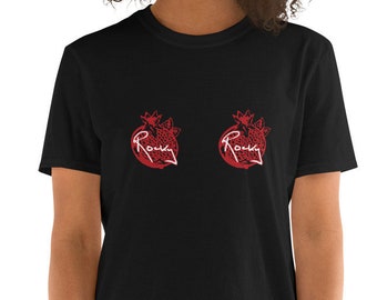 Rocky Pomegranates Short-Sleeve Unisex T-Shirt.