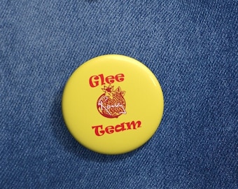 Rocky's "Glee Team with Pomegranate" Pin Button.