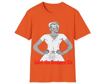 Butch the Sundance Kid from Belinda Blinked Unisex Softstyle T-Shirt by Rocky Flintstone.