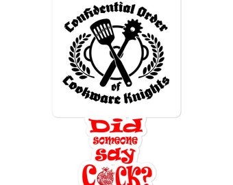 Confidential Order of Cookware Knights stickers