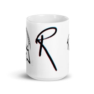 Ceramic mug with a Rocky Flintstone signature image 2