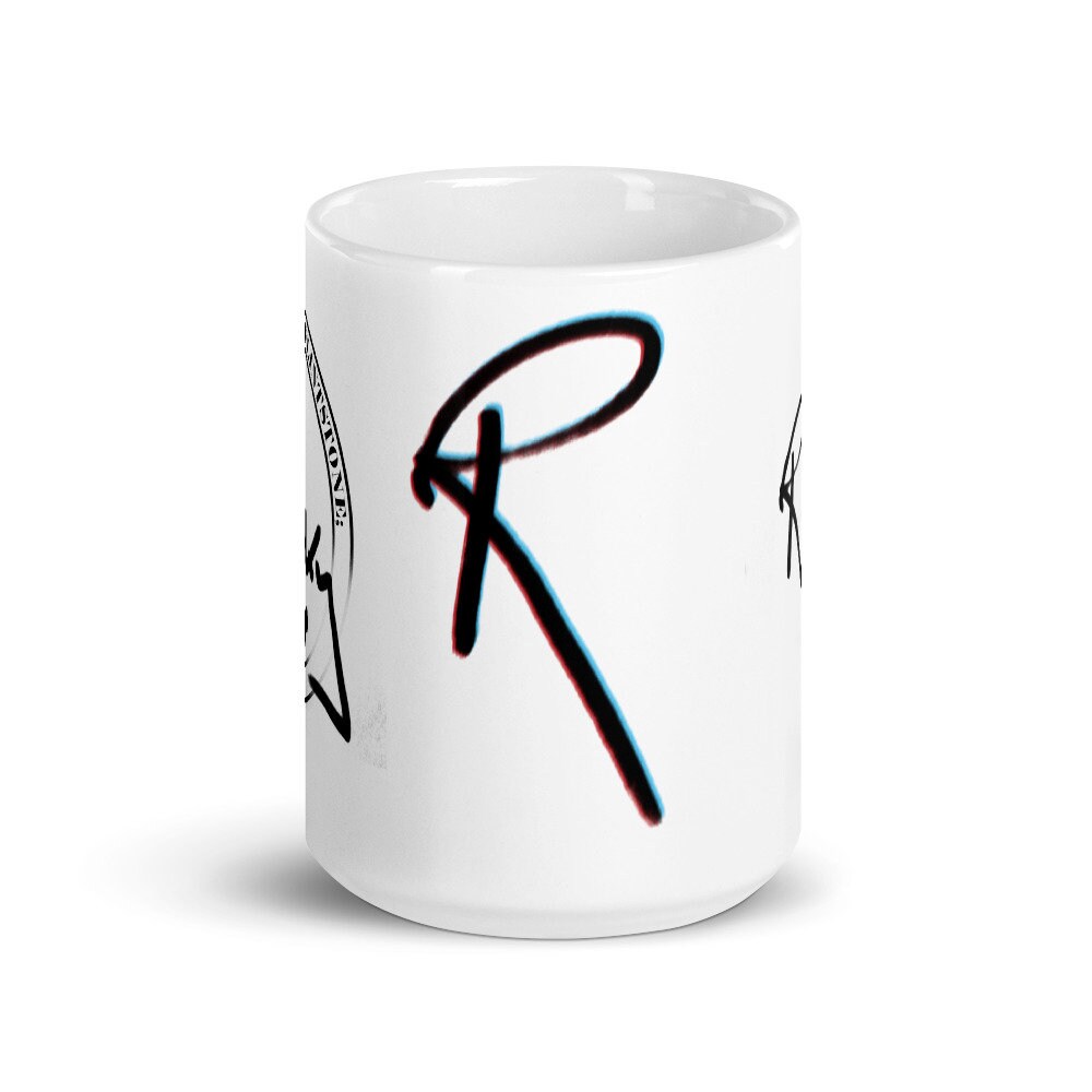 Ceramic Mug With a Rocky Flintstone Signature; - Etsy
