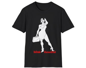 Belinda Blumenthal Unisex Softstyle T-Shirt by Rocky Flintstone and Belinda Blinked.