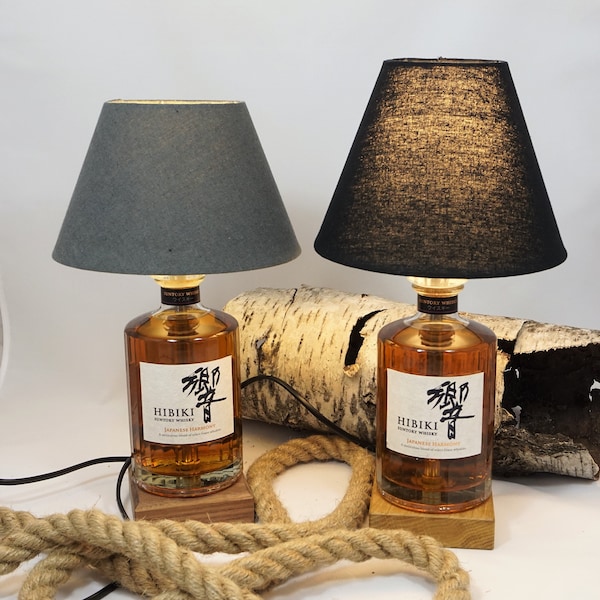 Lampe, Tischlampe, Whisky lampe, Geschenk für Ihn