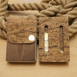 Regalos, Billetera de madera Nogal, Billetera, Regalo, Billetera, Billetera