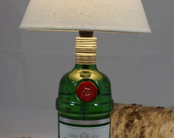 Tanqueray lamp, bottle lamp, gift for men, bottle lamp, gin lamp, bar design