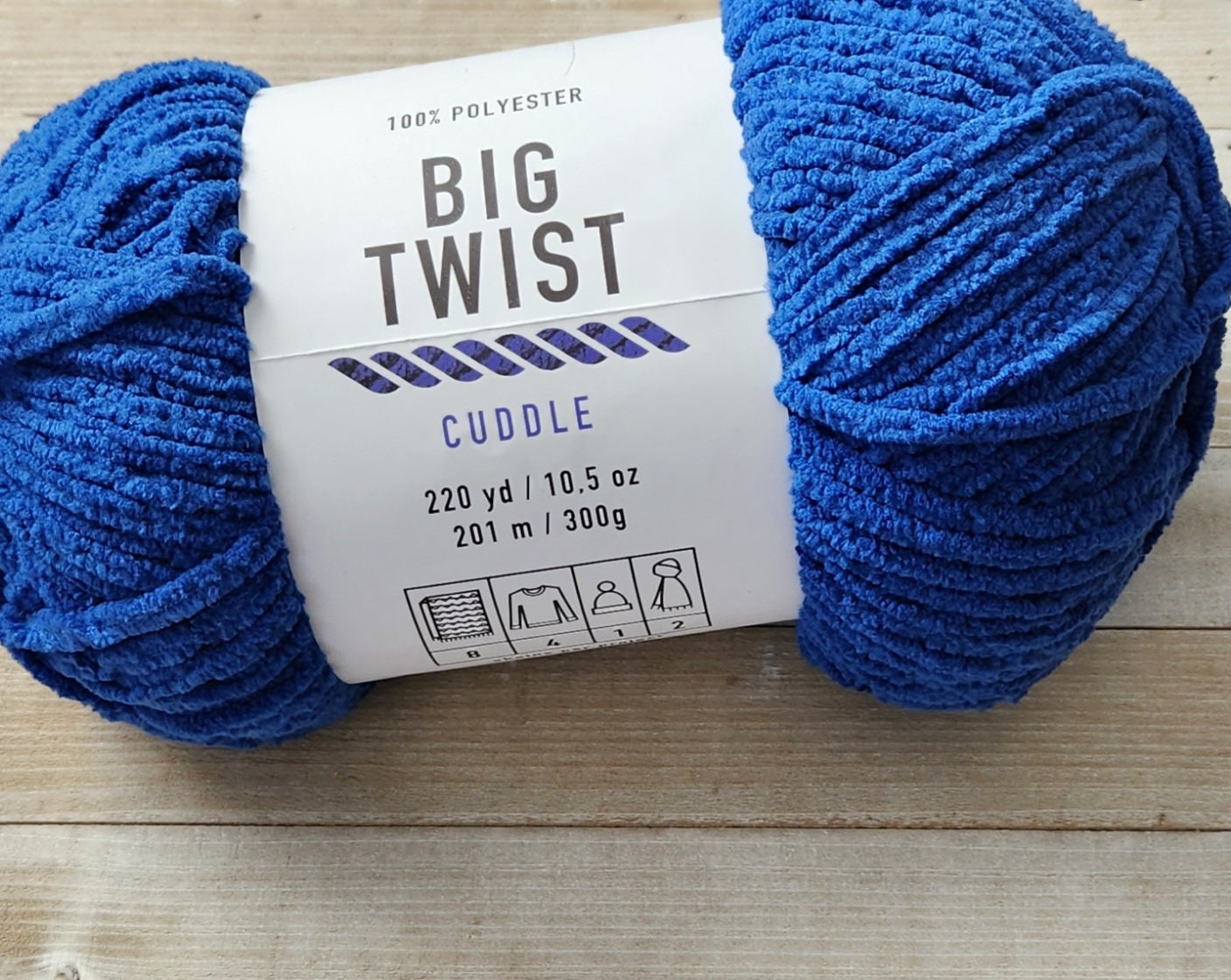 Big Twist Cuddle Yarn in Blue Super Bulky 6 Yarn Blanket Yarn Crochet knitting Yarn Yarn Etsy