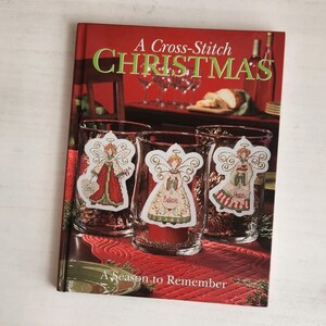 A Cross-Stitch Christmas, A Season to Remember, Craftways Cross-Stitch Pattern Book, Cross-Stitch Supply, Gift for Stitcher
