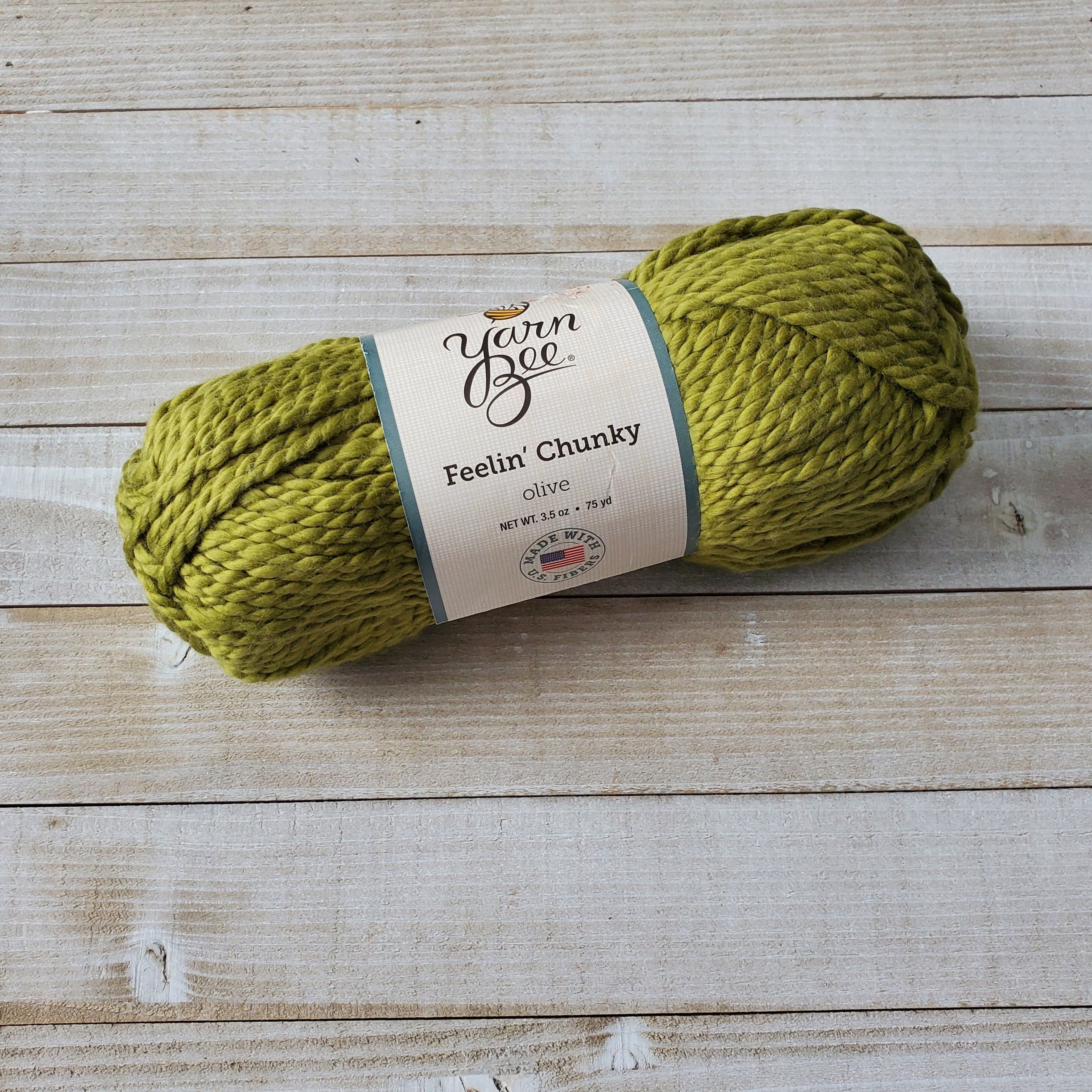 Yarn Bee Feelin Chunky Yarn in Olive Bulky 5 Yarn for Crochet knitting fiber Art Yarn Etsy