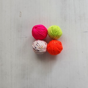 Scrap Yarn Ball Lot, Yarn Lot, Scrap Yarn, Acrylic Yarn Destash, Crochet/Knitting Scrap Yarn Projects, Weaving, Lot#10