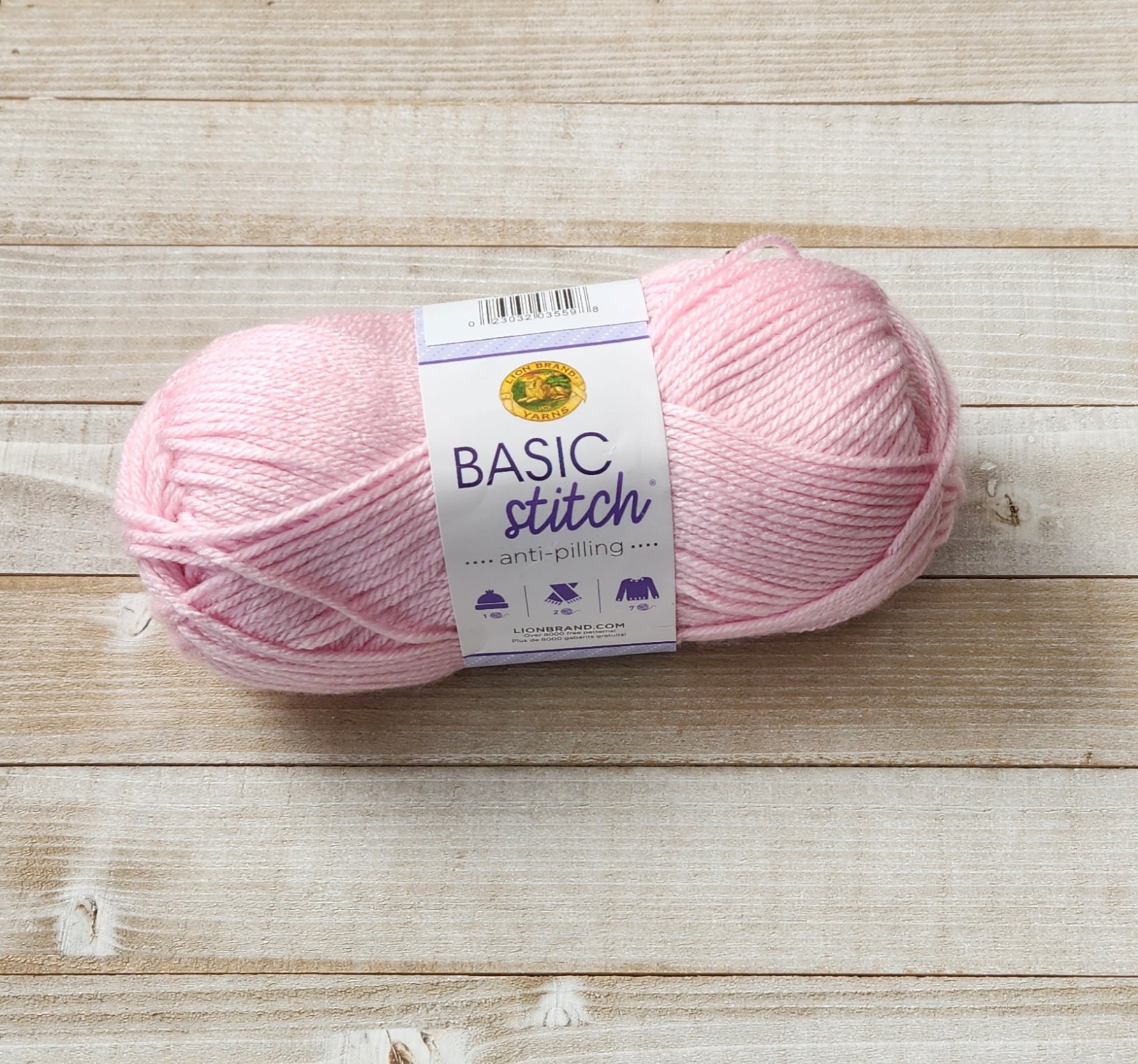 Lion Brand Basic Stitch Anti Pilling Yarn - Gold Heather