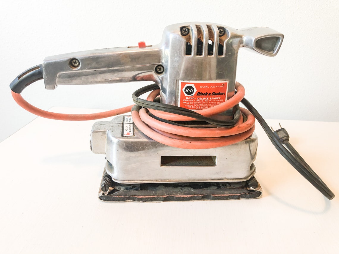 Vintage Black & Decker U240 Double Action Deluxe Electric Etsy