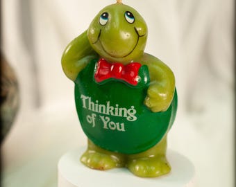 Vintage Russ Turtle Thinking Of You Gift Candle
