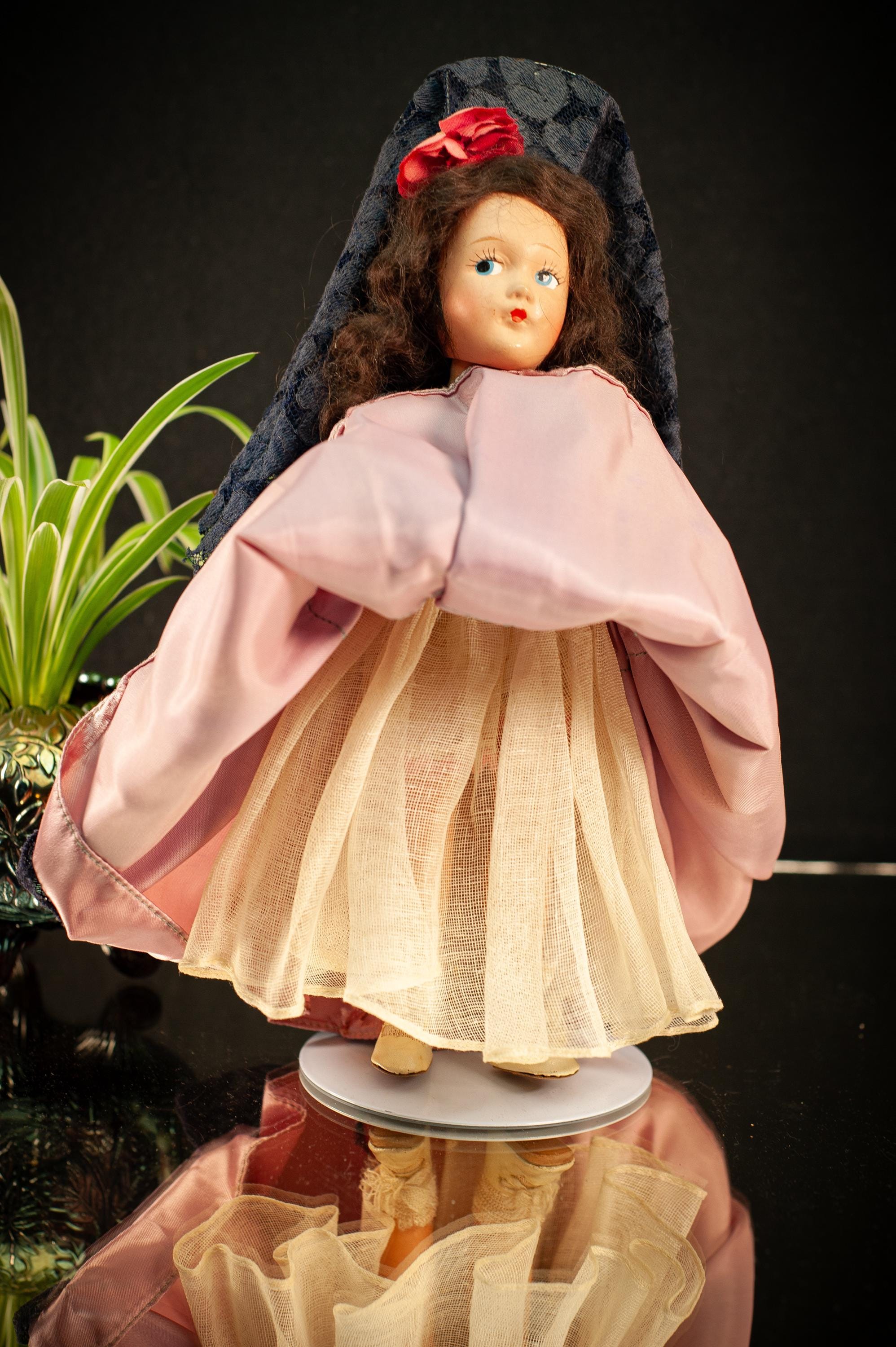Vintage 1940s Compo Doll 11
