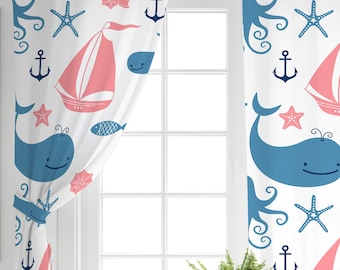 colorful curtains etsy