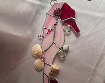Stained Glass Seahorse