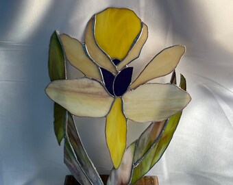Stained Glass Orchid