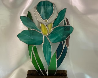 Stained Glass Orchid