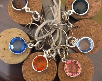 Wine Glass markers/ Wine Charms/ Wine Gifts/ wine corks/ wine drinking