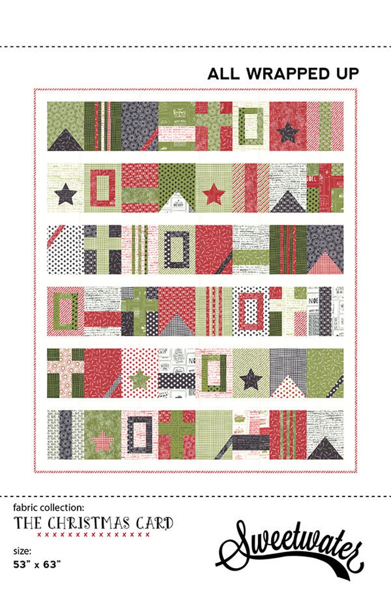 All Wrapped Up Quilt Pattern by Sweetwater Etsy