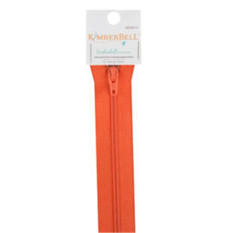 Kimberbellishments 16 Orange Zipper