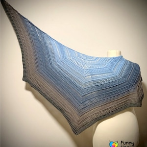 Winter-Day Crochet Shawl digital pattern