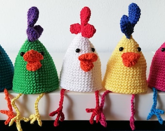 crazy funny chicks- a digital crochet pattern