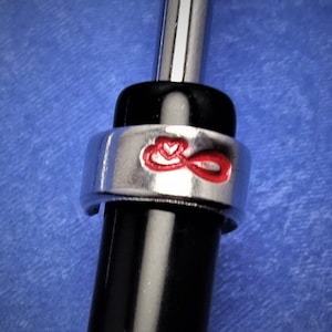 Stethoscope Cuff, Infinity Heart, Custom Stamped, BSN Gift, PA Appreciation, Medical Accessory