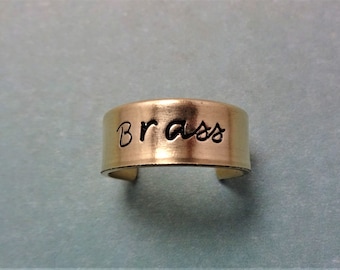 Brass Stethoscope Cuff, Brass Stethoscope Charm, Hand Stamped Gift, Personalized Gift, Stethoscope Bling