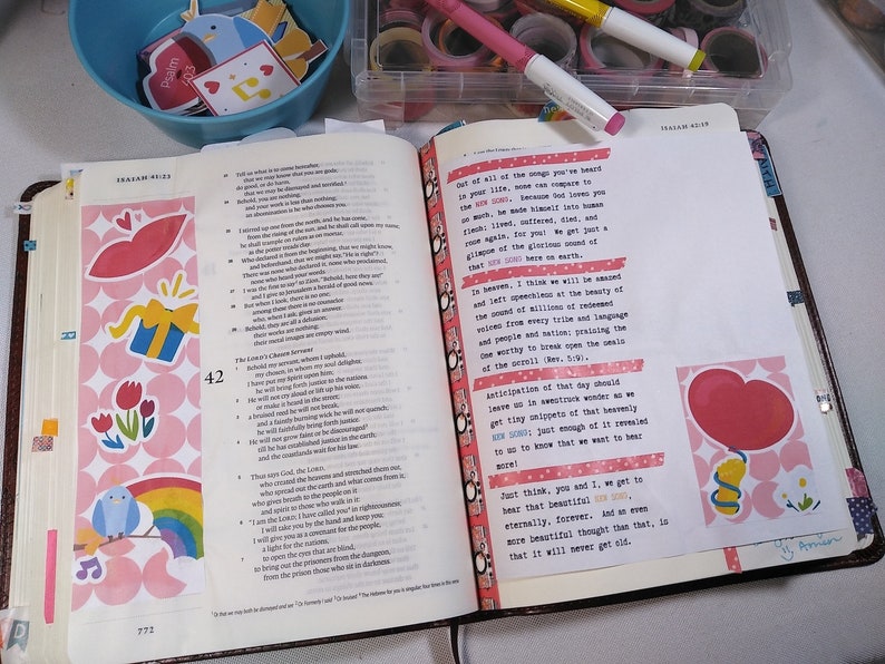 /& more! Die Cuts Sing a New Song Devotional and Printable Stickers for Bible Journaling Faith Planners