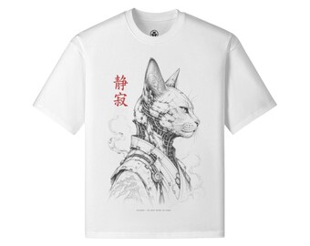 Cyber Cat Stillness - Seijaku w Logo on Back Premium