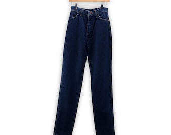 Vintage Wrangler Jeans - Dark Blue Denim Pants - Made in USA - Size 7/8