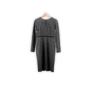 knee length dresses for ladies MAX MARA SPORTMAX Polka dot lace Dress with drawstring BLACK