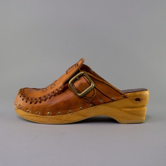 70s Vintage Clogs | Wooden Clogs | Vintage Shoes |
