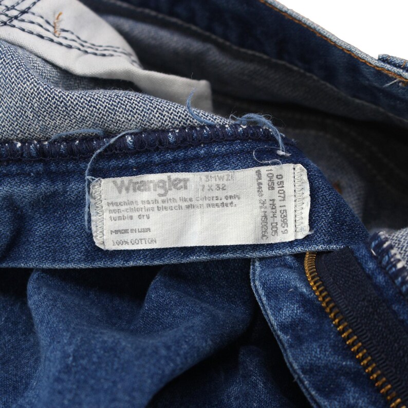 Wrangler Jeans - Vintage spijkerbroek - Made in USA - Taille 26 - Maat 7 afbeelding 5