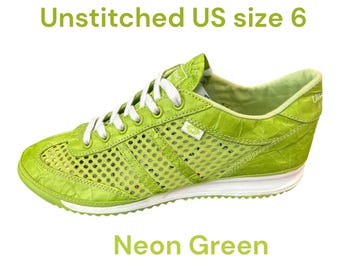Unstitched Utilities Womens Size 6 U.S. euro 37 Neon Green Tyvek