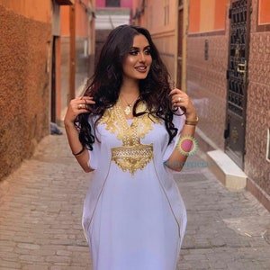 Jurk moeder en dochter, matchy kaftan, Marokkaanse kaftan, Afrikaanse kaftan, Arabische abaya, Dubai-jurk, zomerjurk, djellaba, Gandoura