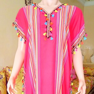 Caftan Marocain Djellaba Berb re Robe De Femme Touareg charpe