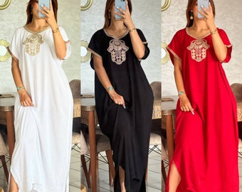Moroccan Kaftan, African Kaftan, Arabic Abaya , Dubai dress, Summer Dress, Djellaba