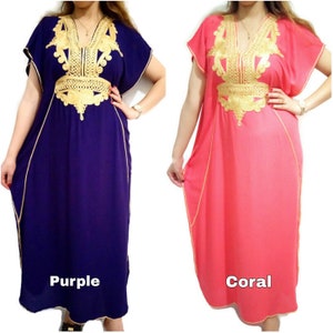 Moroccan Kaftan, African Kaftan, Arabic Abaya , Dubai dress, Summer Dress, Djellaba image 6